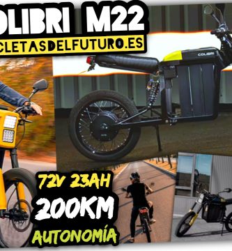 ¿Quieres recorrer 200 km con una sola carga? (Conoce la moto eléctrica plegable Colibri M22) bicicletasdelfuturo.es