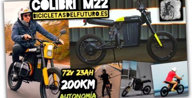 ¿Quieres recorrer 200 km con una sola carga? (Conoce la moto eléctrica plegable Colibri M22) bicicletasdelfuturo.es