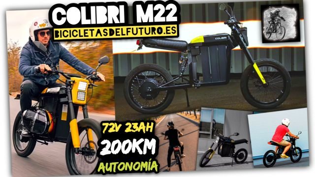 ¿Quieres recorrer 200 km con una sola carga? Conoce la moto eléctrica plegable Colibri M22