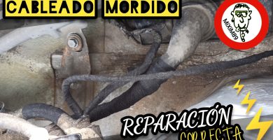 CABLES MORDIDOS por RATAS en el MOTOR del COCHE (Como Reparar) by mixim89